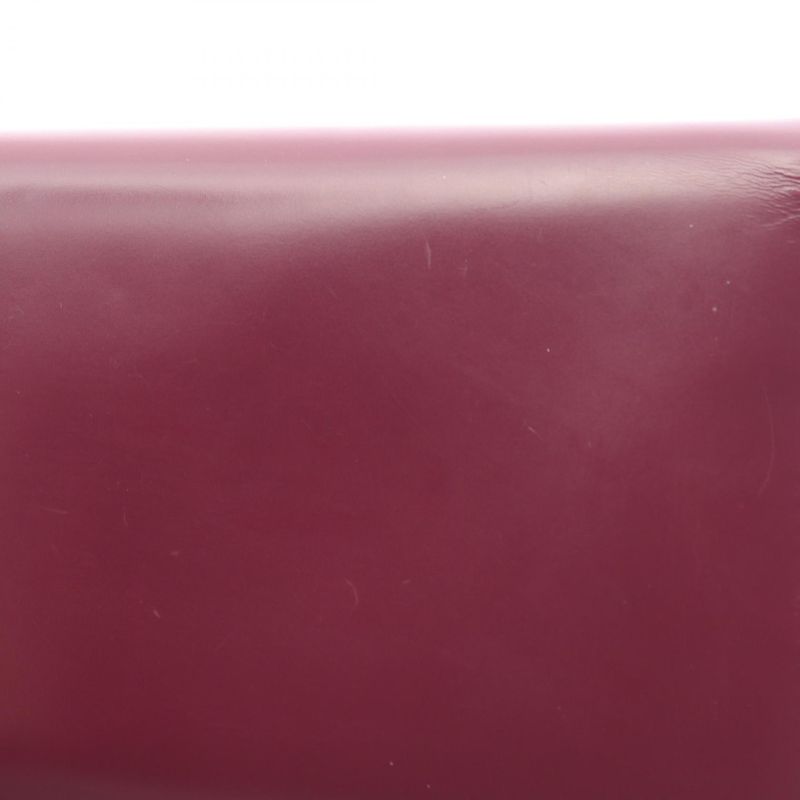 Gucci Bifold Long Wallet Chain Wallet 331746 Bordeaux Leather Chain Wallet