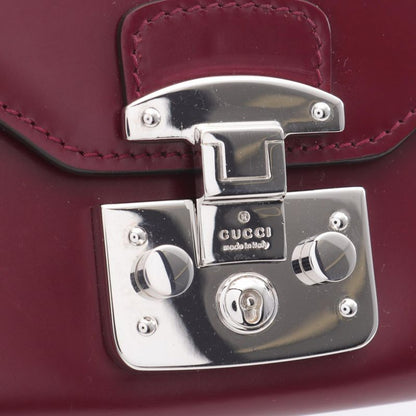 Gucci Bifold Long Wallet Chain Wallet 331746 Bordeaux Leather Chain Wallet