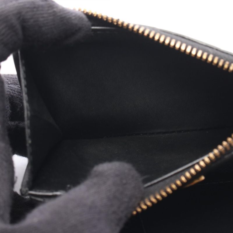 Bottega Veneta Bifold Wallet Intrecciato 742330 Black Leather Intrecciato