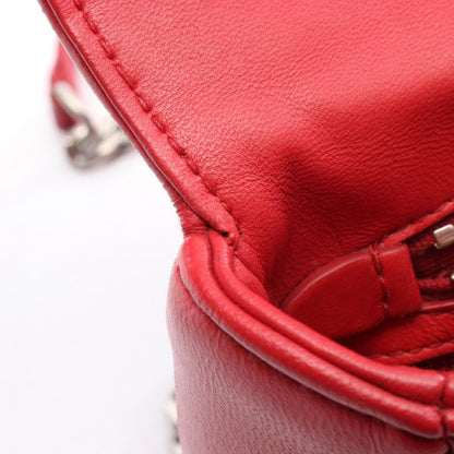 Prada Shoulder Bag Nappa Gaufre Sound Lock 1bd139 Red Leather Nappa Gaufre