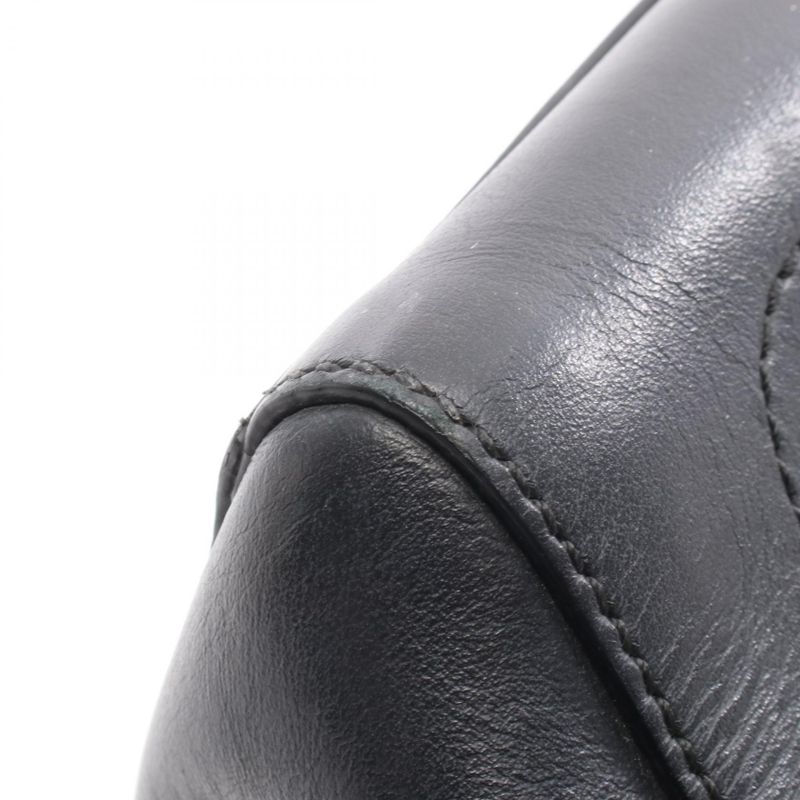 Fendi Handbag Dot Com 8bn293 Black Leathercom 2way Shoulder Ladies Used B