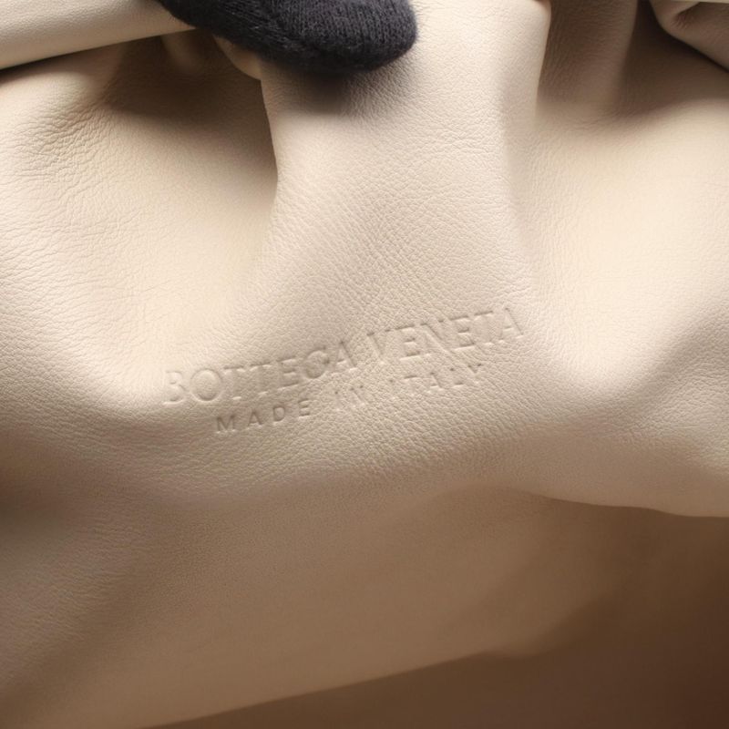 Bottega Veneta Second Bag Clutch Bag the Pouch 576227 Ivory Leather Clutch Bag