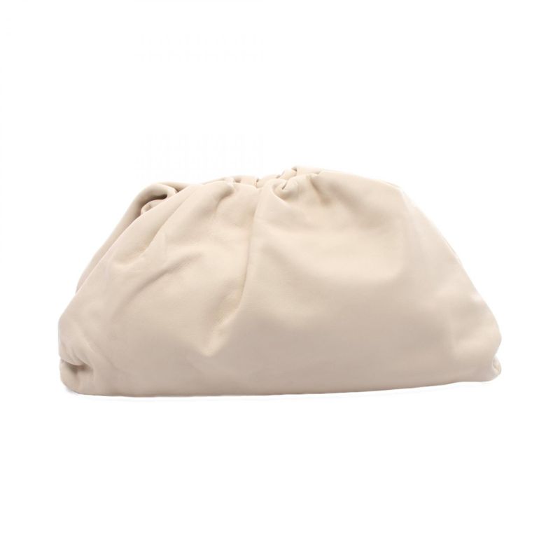 Bottega Veneta Second Bag Clutch Bag the Pouch 576227 Ivory Leather Clutch Bag