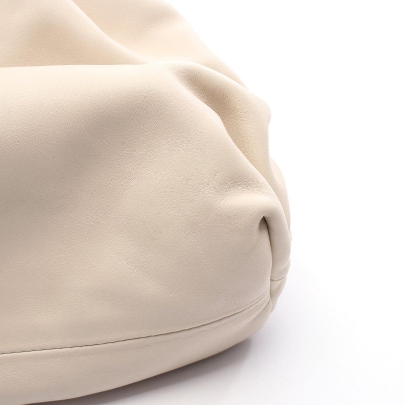 Bottega Veneta Second Bag Clutch Bag the Pouch 576227 Ivory Leather Clutch Bag