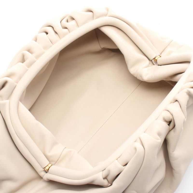Bottega Veneta Second Bag Clutch Bag the Pouch 576227 Ivory Leather Clutch Bag