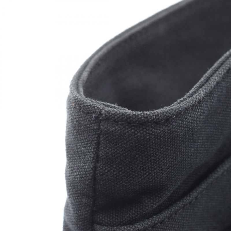 Hermes Tote Bag Troca Horizontal MM Black Brown Canvas Leather Troca Horizontal