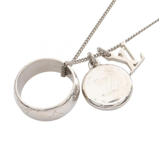 Louis Vuitton Necklace Ring Necklace Monogram M62485 Stainless Steel Ring