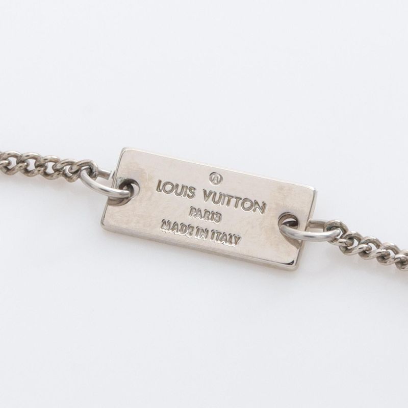 Louis Vuitton Necklace Ring Necklace Monogram M62485 Stainless Steel Ring