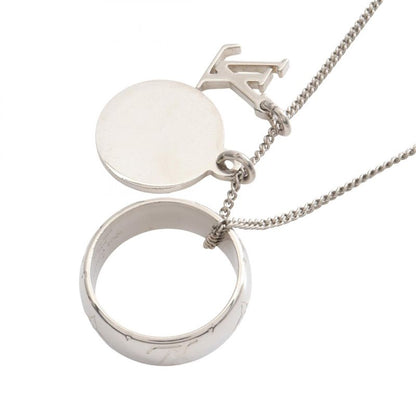 Louis Vuitton Necklace Ring Necklace Monogram M62485 Stainless Steel Ring
