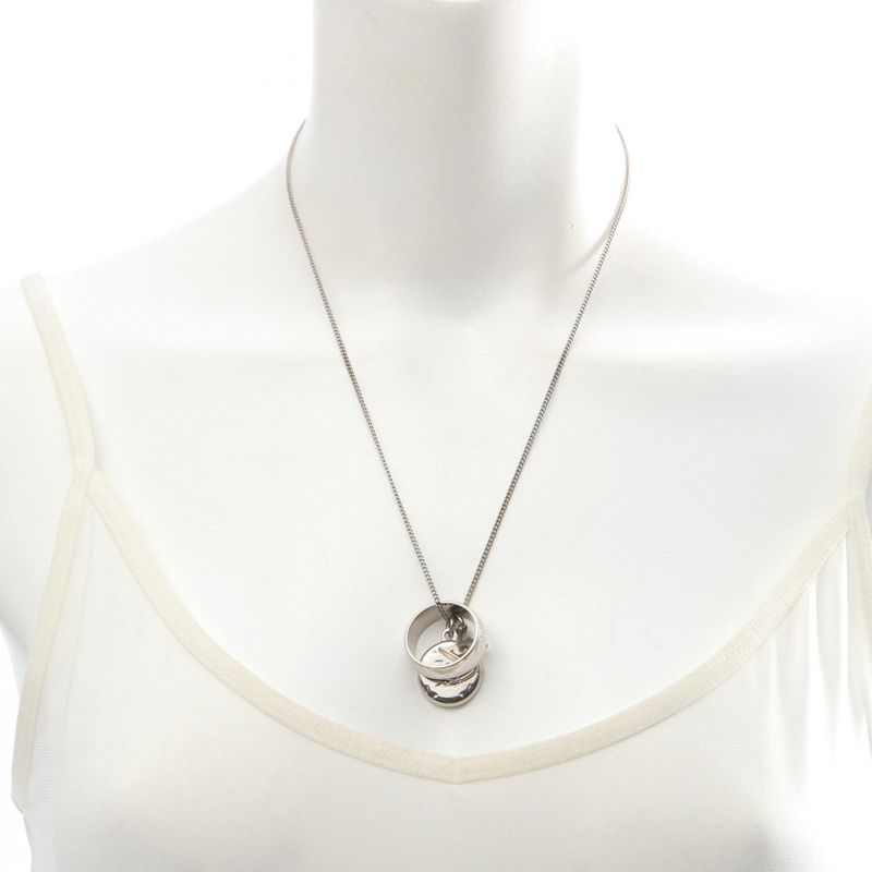 Louis Vuitton Necklace Ring Necklace Monogram M62485 Stainless Steel Ring