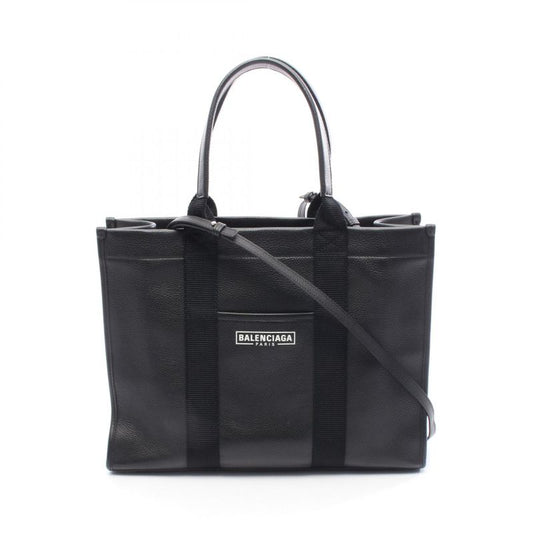 Balenciaga Tote Bag Hardware Tote Hardware 671400 Black Leather Hardware M