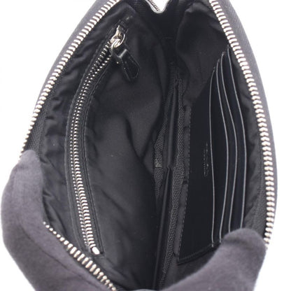 Prada Round Wallet Tessuto Pocket Re-Nylon 1ml045 Black Nylon Triangle Logo