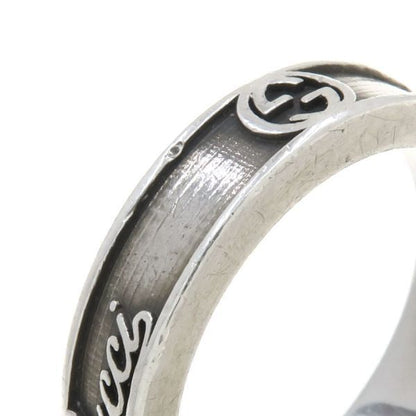 Gucci Interlocking Logo Ring #19 925 SV 6.6