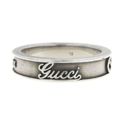Gucci Interlocking Logo Ring #19 925 SV 6.6