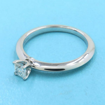Tiffany & Co Solitaire Ring D0.21 CT Square Cut 9