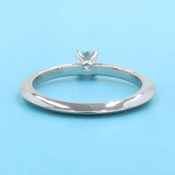 Tiffany & Co Solitaire Ring D0.21 CT Square Cut 9