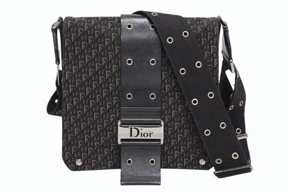 Dior Street Chic Line Shoulder Bag Trotter Galliano Era Black