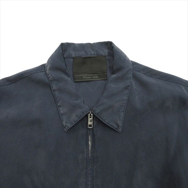 24ss Prada by Raf Simons Triangle Patch Silk Blouson Jacket Raf Simons Period M