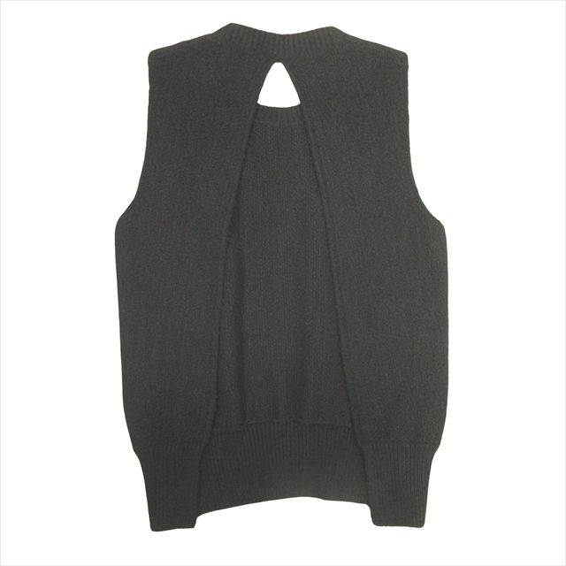 Bottega Veneta Back Open Knit Vest Sleeveless Sweater XS Black Ladies• 12
