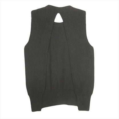 Bottega Veneta Back Open Knit Vest Sleeveless Sweater XS Black Ladies• 12
