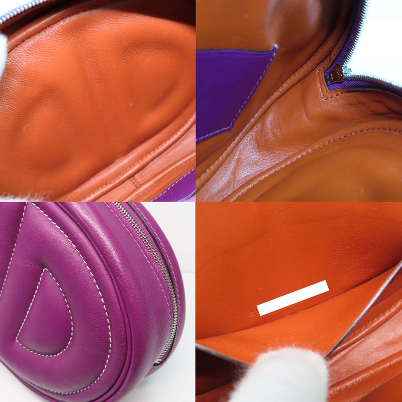 Hermes Insalp Verso Anemone Cuible Swift Z Engraved Body Bag Svhardware