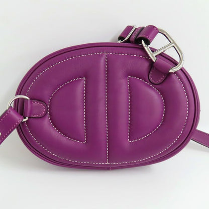Hermes Insalp Verso Anemone Cuible Swift Z Engraved Body Bag Svhardware
