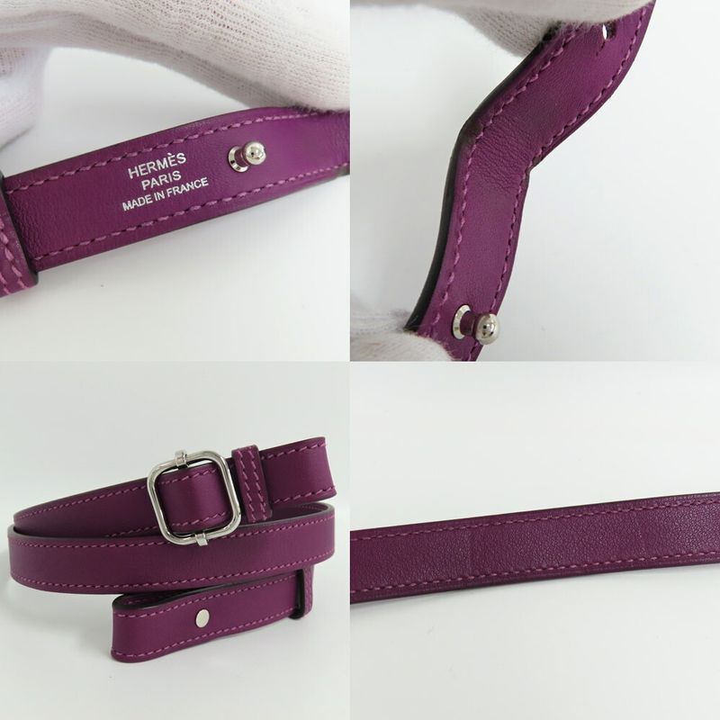 Hermes Insalp Verso Anemone Cuible Swift Z Engraved Body Bag Svhardware
