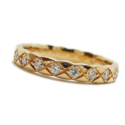 Chanel Coco Crush Collection Diamond Ring 750yg Mini Model J11872 No