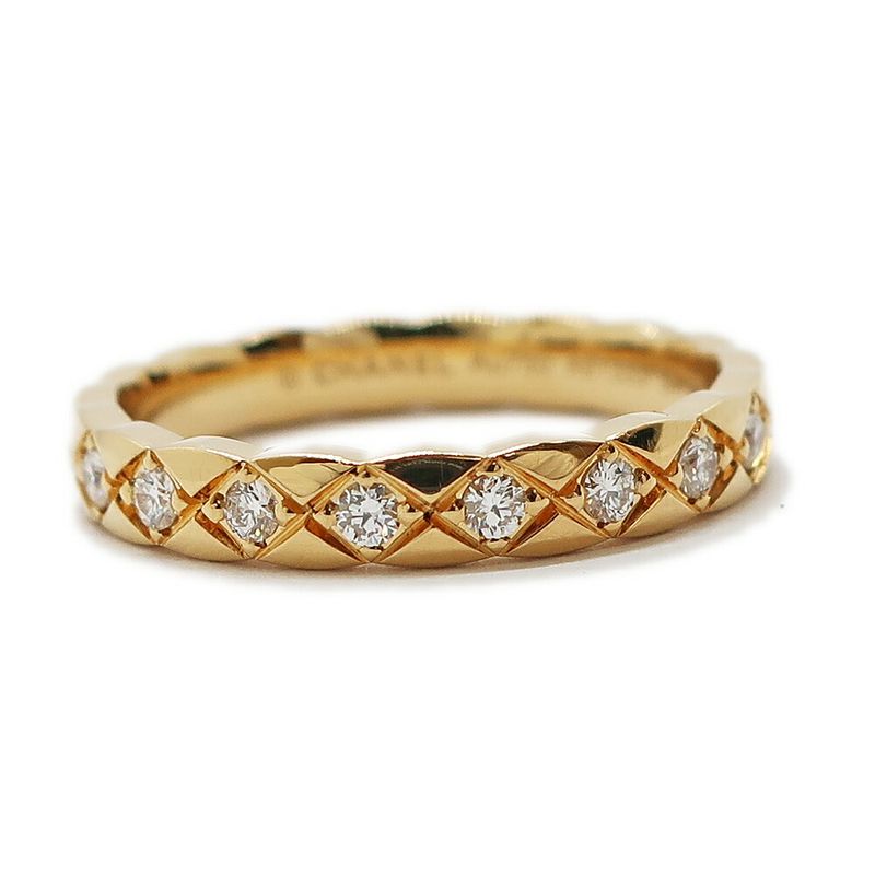 Chanel Coco Crush Collection Diamond Ring 750yg Mini Model J11872 No