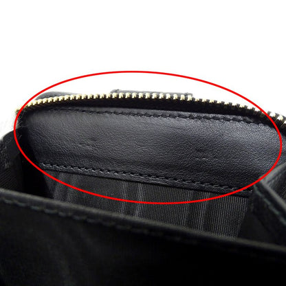 Gucci Wallet Women's Men's Brand Bifold Wallet Micro GG Shima Leather Black