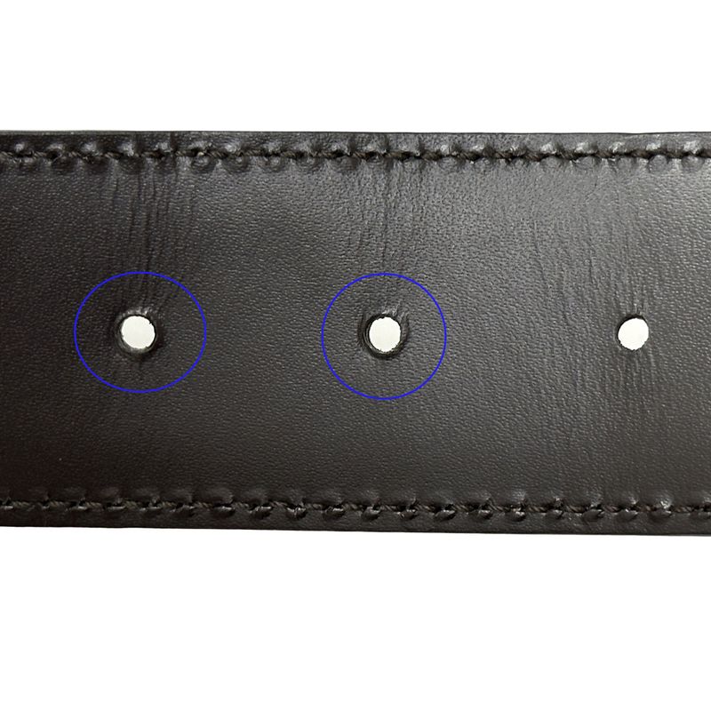 Gucci Belt Men's Brand Interlocking Shima Leather Ivory Gold 114876/214351