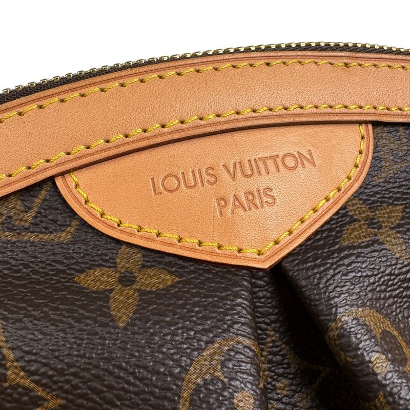 Louis Vuitton Tivoli PM Tote Bag Handbag Monogram Brown M40143 Women's