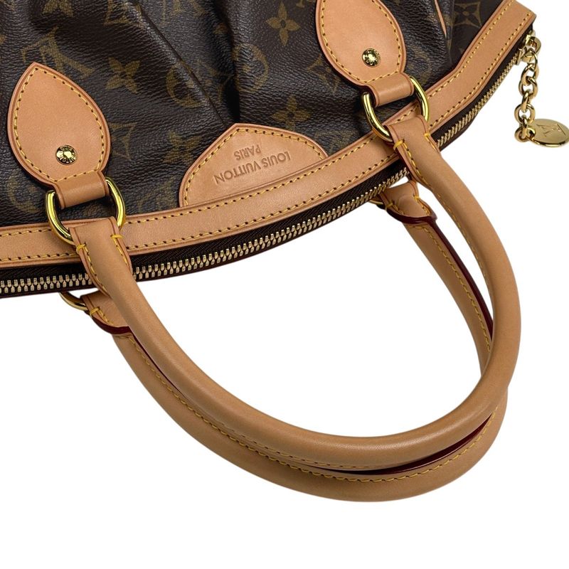 Louis Vuitton Tivoli PM Tote Bag Handbag Monogram Brown M40143 Women's