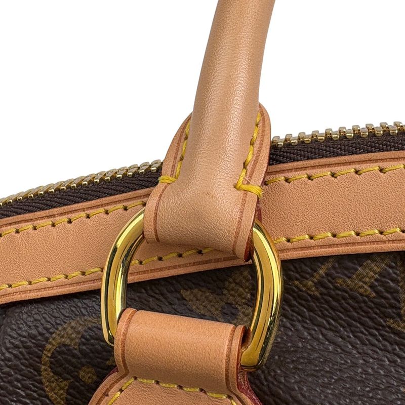 Louis Vuitton Tivoli PM Tote Bag Handbag Monogram Brown M40143 Women's