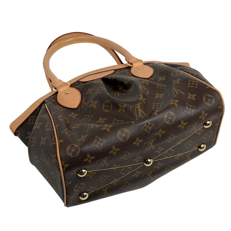 Louis Vuitton Tivoli PM Tote Bag Handbag Monogram Brown M40143 Women's