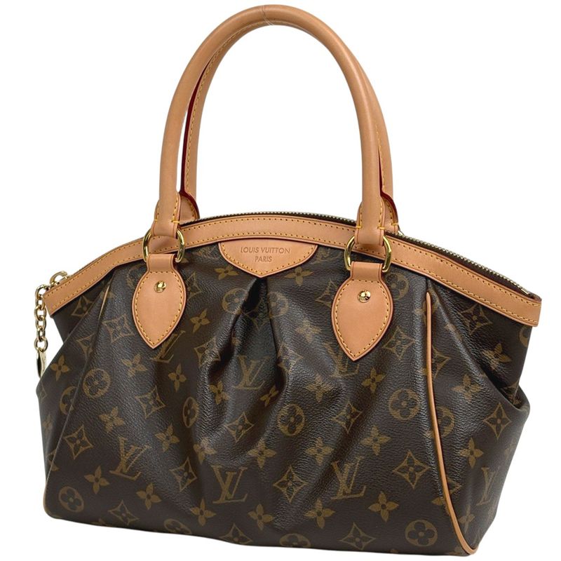 Louis Vuitton Tivoli PM Tote Bag Handbag Monogram Brown M40143 Women's