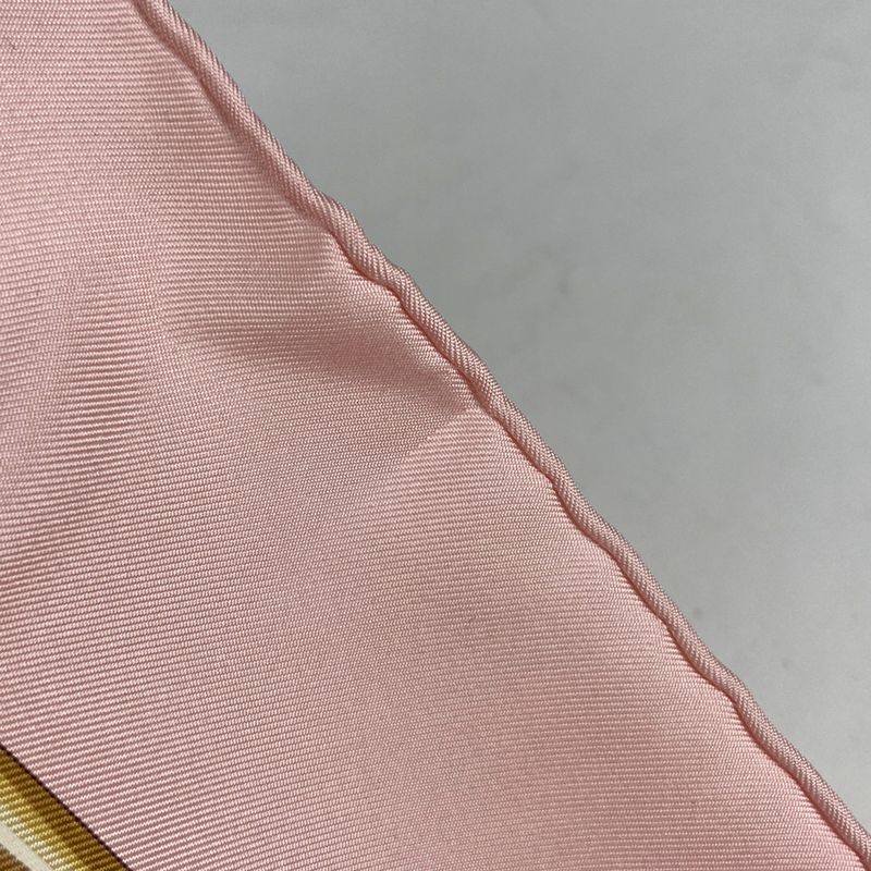 Hermes Carre 90 Brazil Scarf Silk Pink Multicolor Ladies