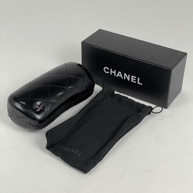 Chanel Cocomark Sunglasses Eyewear Sunglasses Plastic Black 4206 Ladies