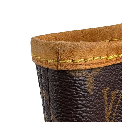 Louis Vuitton Neverfull MM Handbag Tote Bag Monogram Brown Fuchsia (pink)