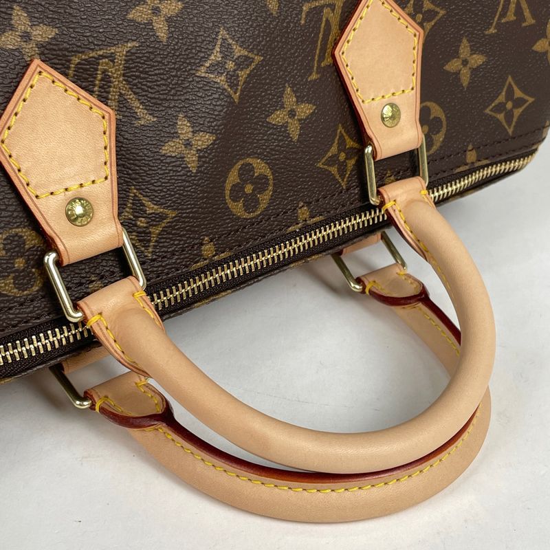 Louis Vuitton Speedy 30 Boston Bag Commuter Handbag Monogram Brown M41526 Women