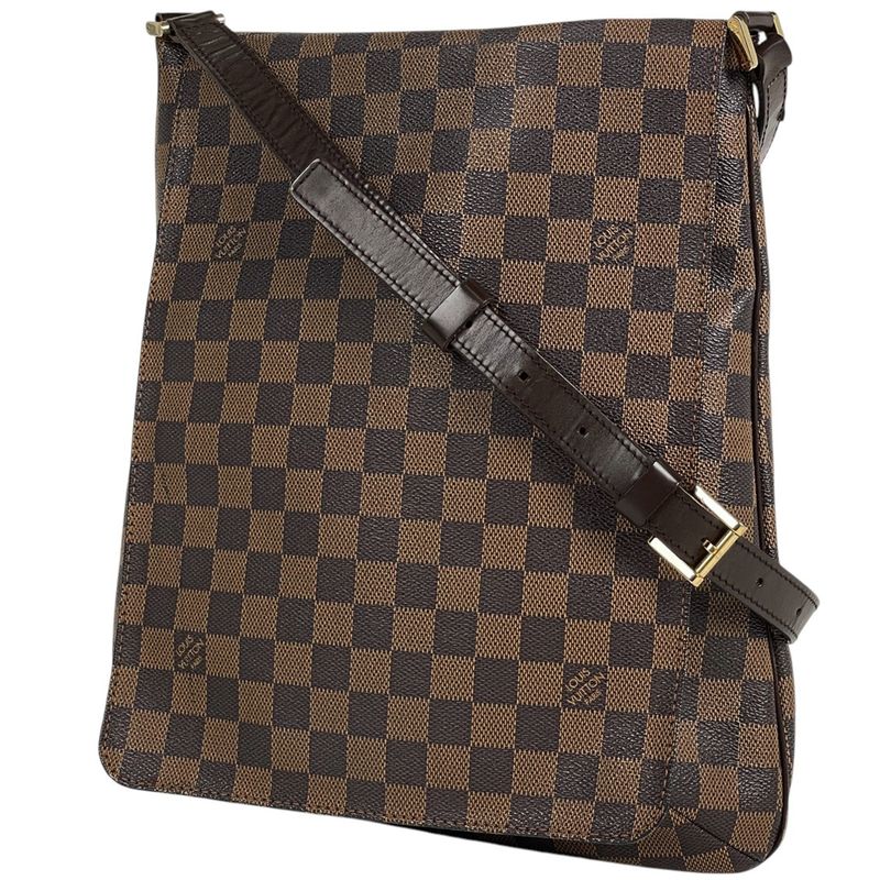 Louis Vuitton Musette Crossbody Shoulder Bag Damier Brown N51302 Women's