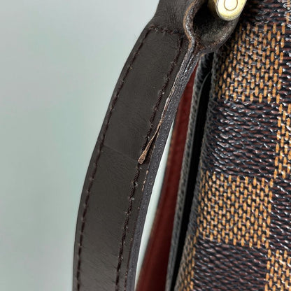 Louis Vuitton Musette Crossbody Shoulder Bag Damier Brown N51302 Women's