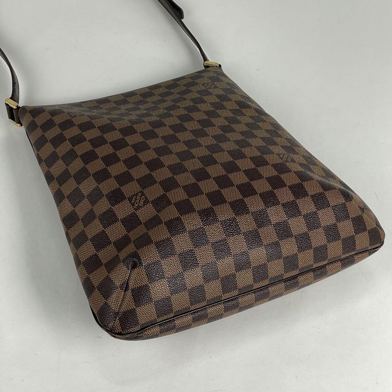 Louis Vuitton Musette Crossbody Shoulder Bag Damier Brown N51302 Women's
