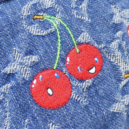 Louis Vuitton Monogram Cherry Denim (LV X TM) Sunset 2025 M13680 Shoulder Bag