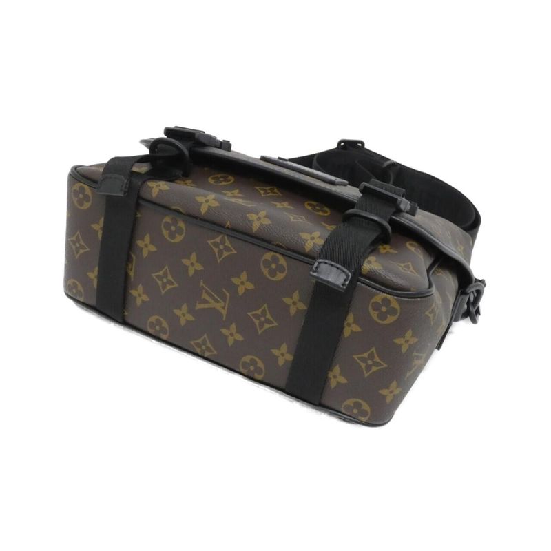 Louis Vuitton Monogram Macassar LV Trail Messenger M46972 Shoulder Bag