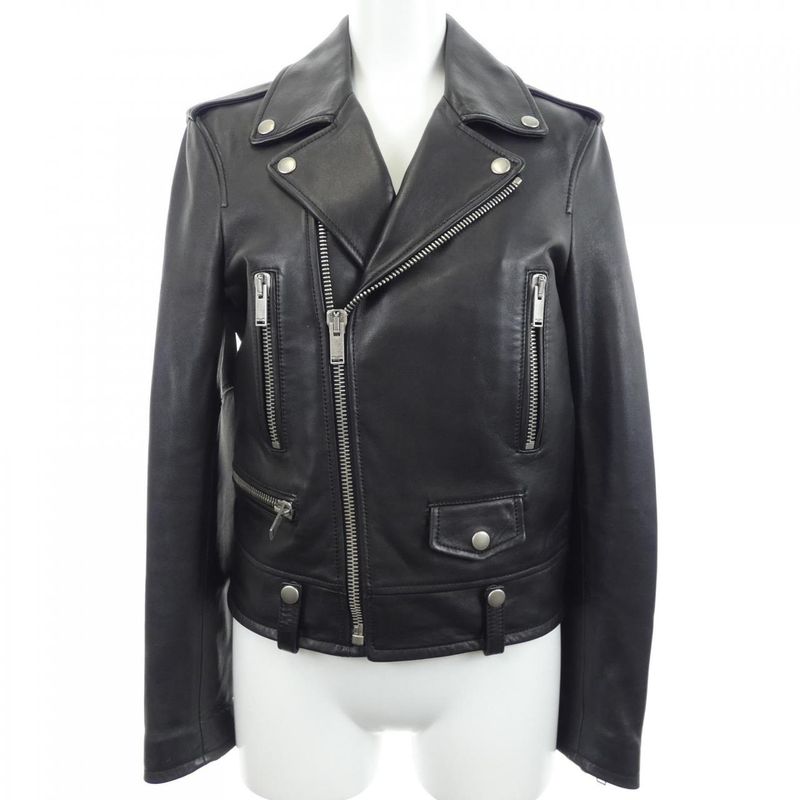 Saint Laurent 687837 Y5oa2 Leather Riders Jacket