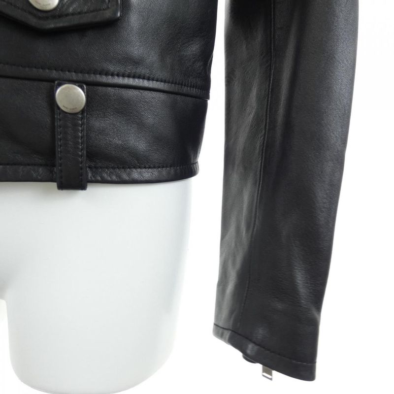 Saint Laurent 687837 Y5oa2 Leather Riders Jacket