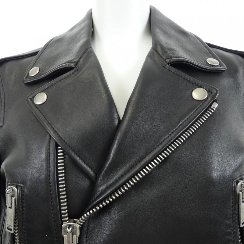 Saint Laurent 687837 Y5oa2 Leather Riders Jacket
