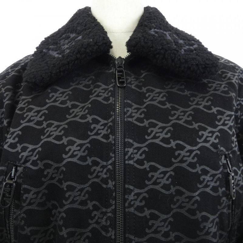 Fendi Flf653 Agtz Denim Jacket
