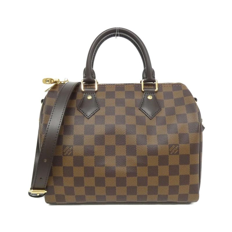 Louis Vuitton Damier Speedy Bandouliere 25cm (9.84in) N40575 Boston Bag